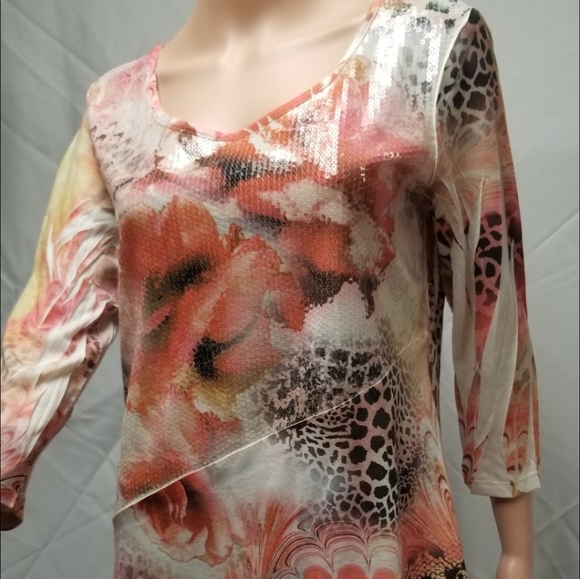 Super Trendy Sequined Animal Print Top by Style & Co. - Picture 13 of 13